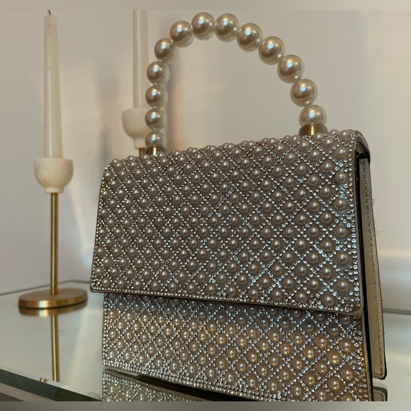 ALDO pearl encrusted bag - Picture 2 of 7